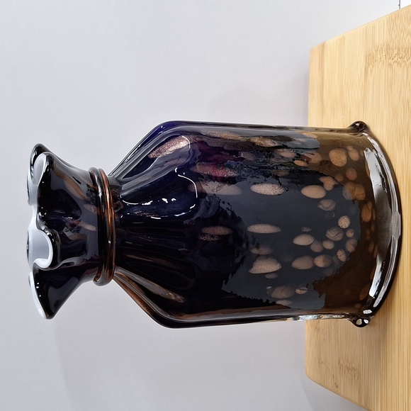 #AFE  Handblown Glass wheat sac vase flowers not included - Picture 3 of 7